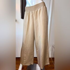 A New Day Wide Leg Linen/Rayon Trouser